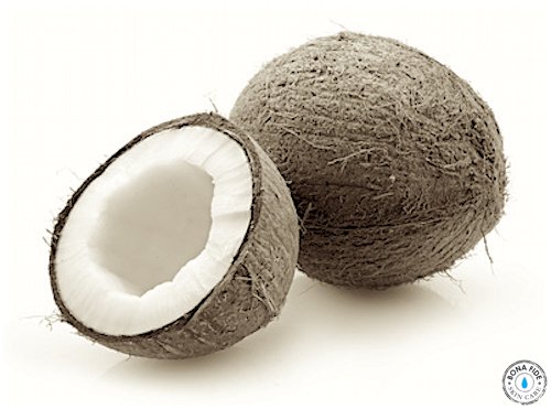 Two coconuts side by side