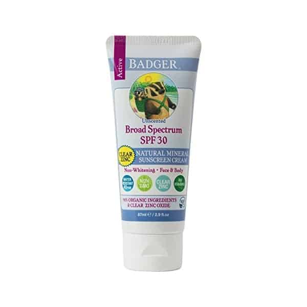 Image of Badger Zinc Sunscreen